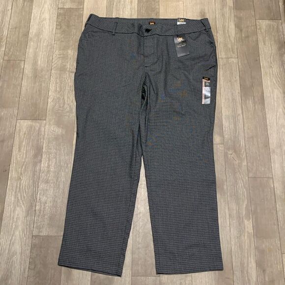 Lee Pants - Womens NWT LEE Plus Straight Mid Rise Wrinkle Free Casual Dress Pants